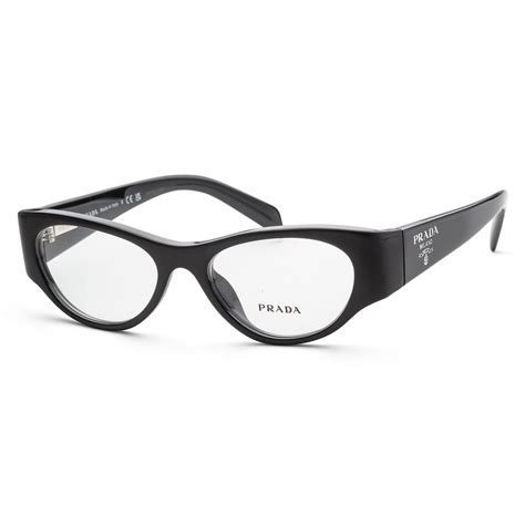 Prada PR 06ZV 1AB1O1 52 Black Eyeglasses 